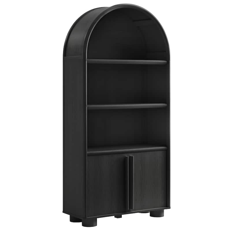 Bellamy Tall Arched Display Cabinet Bookcase