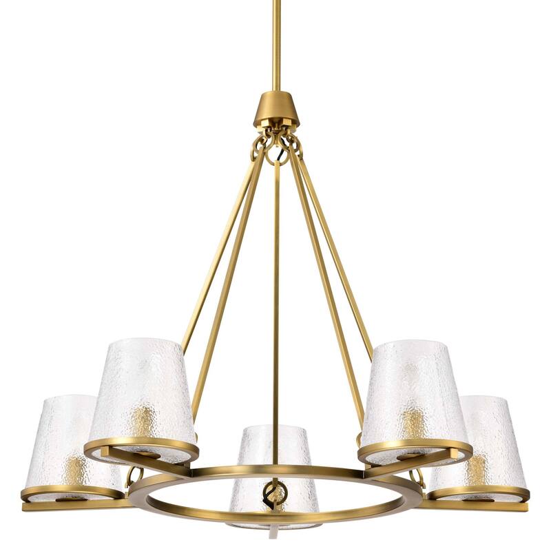 Nuvo Lighting 60/8258 Valentine 5 Light 30" Wide Ring Chandelier - Vintage Brass