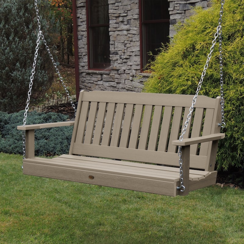 HIGHWOOD Lehigh 5-foot Eco-friendly Synthetic Wood Porch Swing