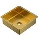 preview thumbnail 17 of 18, Karran Cinox Stainless Steel Square Undermount Sink
