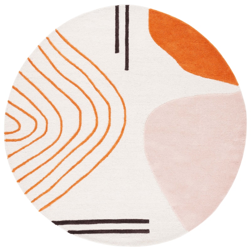 SAFAVIEH Handmade Rodeo Drive Vutka Mid-Century Modern Wool Rug