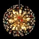 preview thumbnail 3 of 18, 12-Light Modern Glam Sputnik Round Colorful Chandelier Globe Starburst Crystal Beaded Firework Chandelier - 21.6 in. W