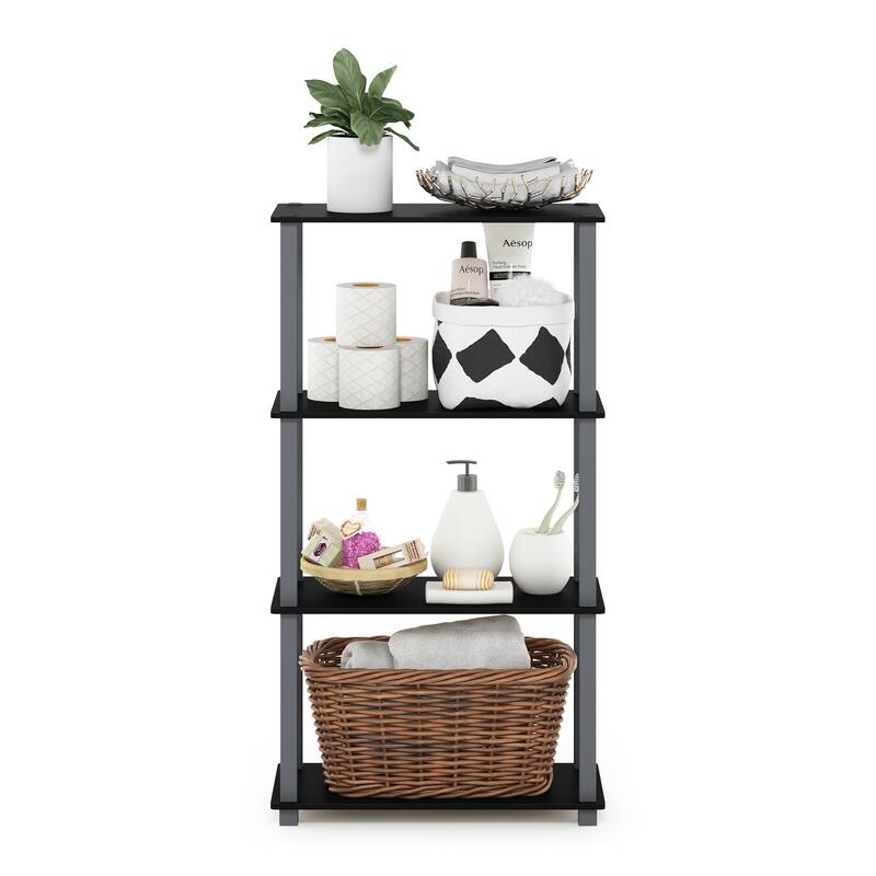 Furinno Turn-S-tube 4-tier Multipurpose Bookshelf