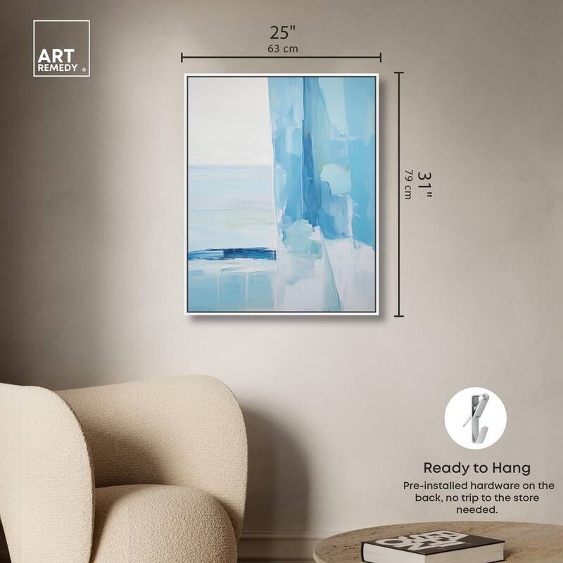 Seraphic Blues I Canvas by Art Remedy