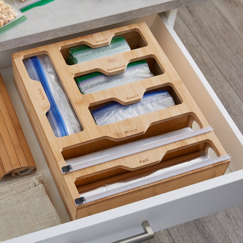 Kitchen Details Bamboo Kitchen Drawer Organizer