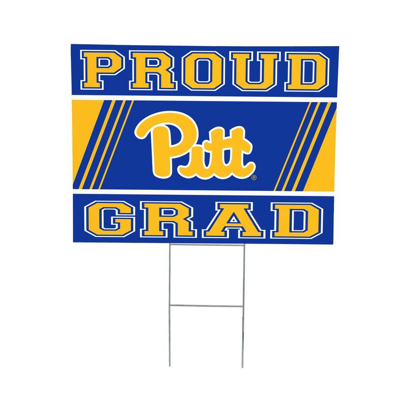 University of Pittsburgh 24" x 18" Graduation Coroplast Outdoor Yard Sign