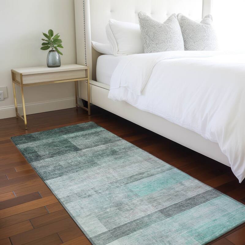Gamo Ombre Weather Resistant Blended Style Runner Outdoor Rug