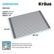preview thumbnail 33 of 102, Kraus Silicone Drying Rack Mat