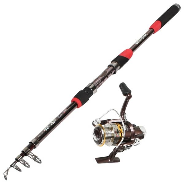 Telescoping Fishing Pole,5 Sections Extendable Fishing Pole