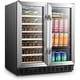 preview thumbnail 17 of 19, Lanbo Wine and Beverage Cooler, 30 Inch Compressor Under Counter Wine and Beverage Fridge, 33 Bottle and 70 Can Black