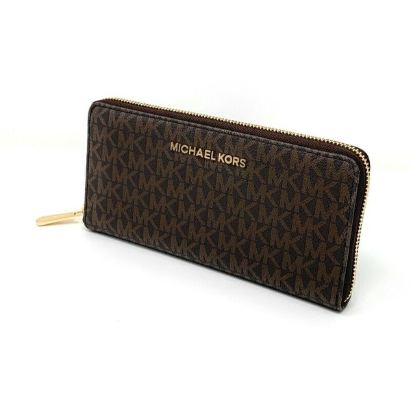 michael kors large zip wallet