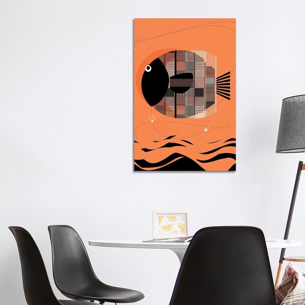 iCanvas "Wise Fish" by Soul Curry Art & Illustrations Canvas Print