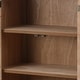 preview thumbnail 11 of 9, Farmhouse Wood and Metal 2-Drawer 2-Door Storage Cabinet - 4-Ft Tall