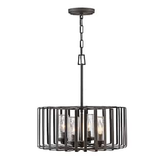 Hinkley Lighting Reid 12v 14w 4 Light 18" Wide Open Air LED Outdoor