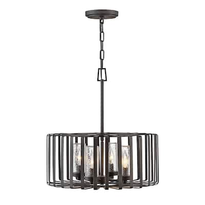 Hinkley Lighting Reid 12v 14w 4 Light 18" Wide Open Air LED Outdoor