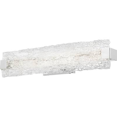 Winter LED Bathroom Vanity Light in Polished Chrome