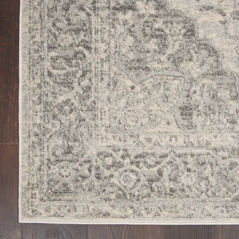 HomeRootsFloral Medallion Transitional Runner Area Rug - 87' X '27' X '0.5