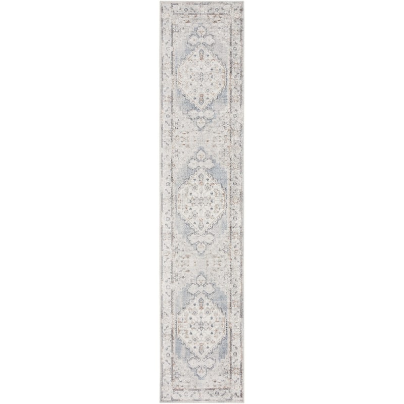 Power Loomed Distressed Low Pile Area Rug - 72' X '24' X '0.25