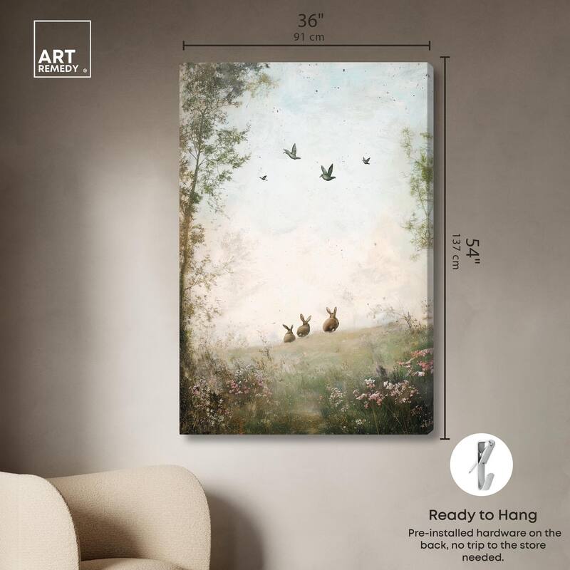 Skyward Sentinels Canvas by Art Remedy, Gallery Wrapped