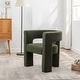 preview thumbnail 17 of 74, 28" Wide Boucle Upholstered Square Armchair