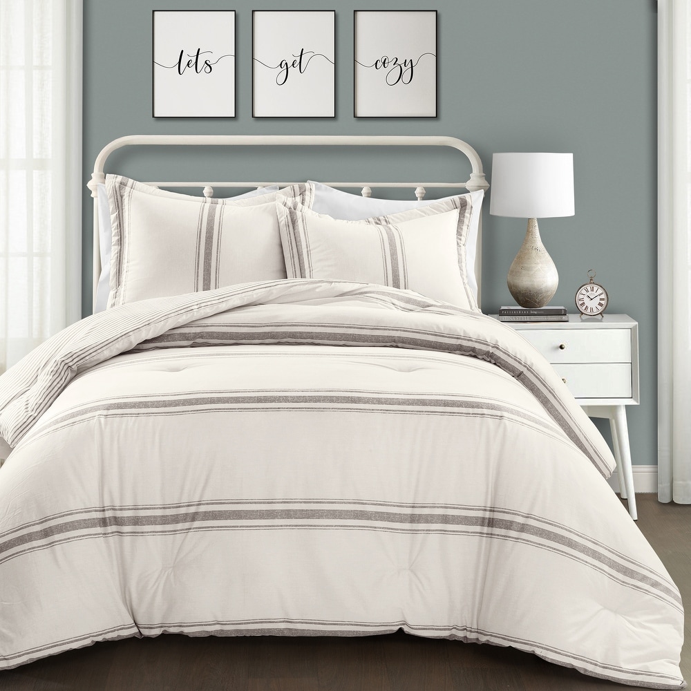 Farmhouse king shop size comforter sets