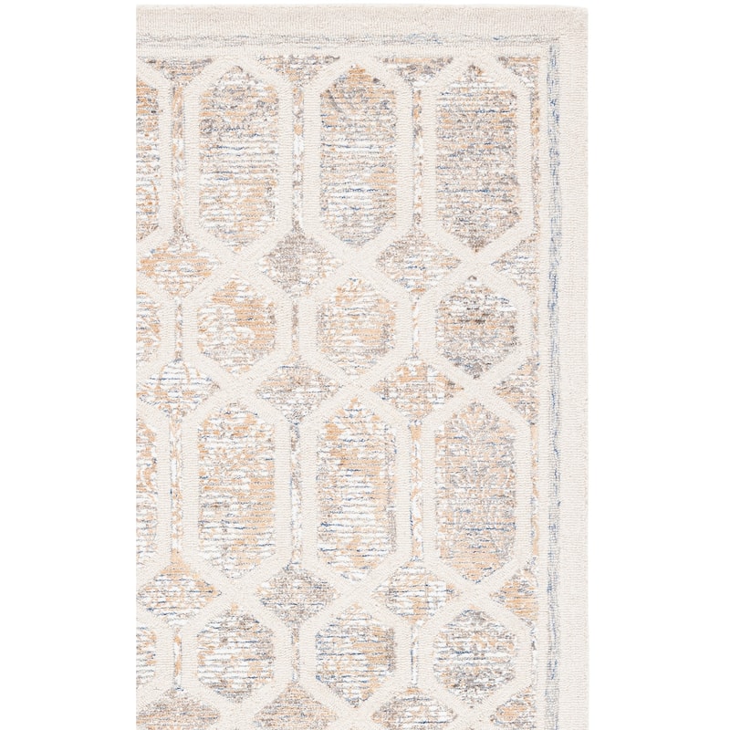 SAFAVIEH, Handmade Artistry Poulia Geometric Wool Rug