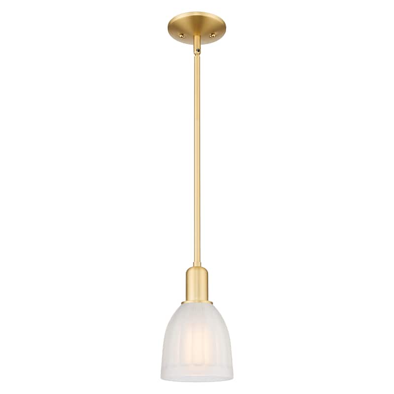 Innovations Lighting Endless Possibilities Arcadia - Brookfield - 1 Light 6" Stem Hung Mini Pendant - Satin Gold