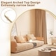 preview thumbnail 32 of 74, Modern Arched Full Length Aluminum Alloy Floor Mirror Standing Mirror
