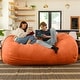 preview thumbnail 6 of 49, Jaxx 7ft Oversized Bean Bag Couch – Extra Large 3-Seat Floor Sofa with Washable Cover Play Rooms, Living Rooms & Basements