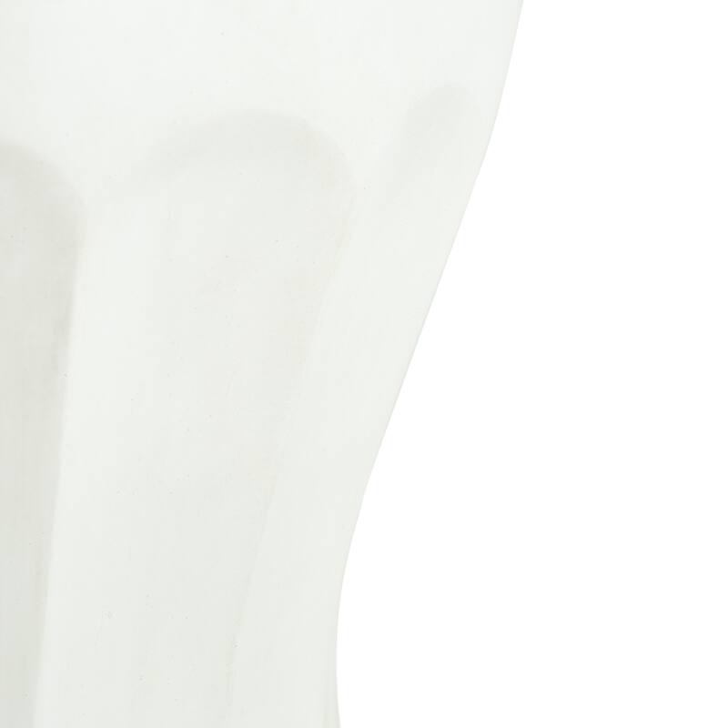 Outdoor Round Concrete Antique White Side Table Living Room Mgo End Table