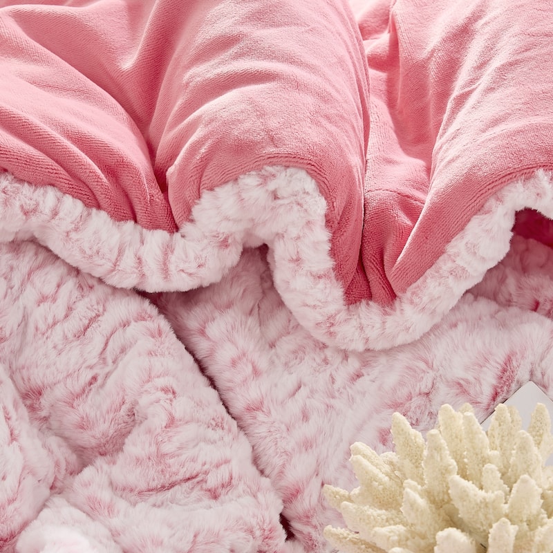 Shortcake - Coma Inducer® Oversized Comforter Set - Strawberry Pink