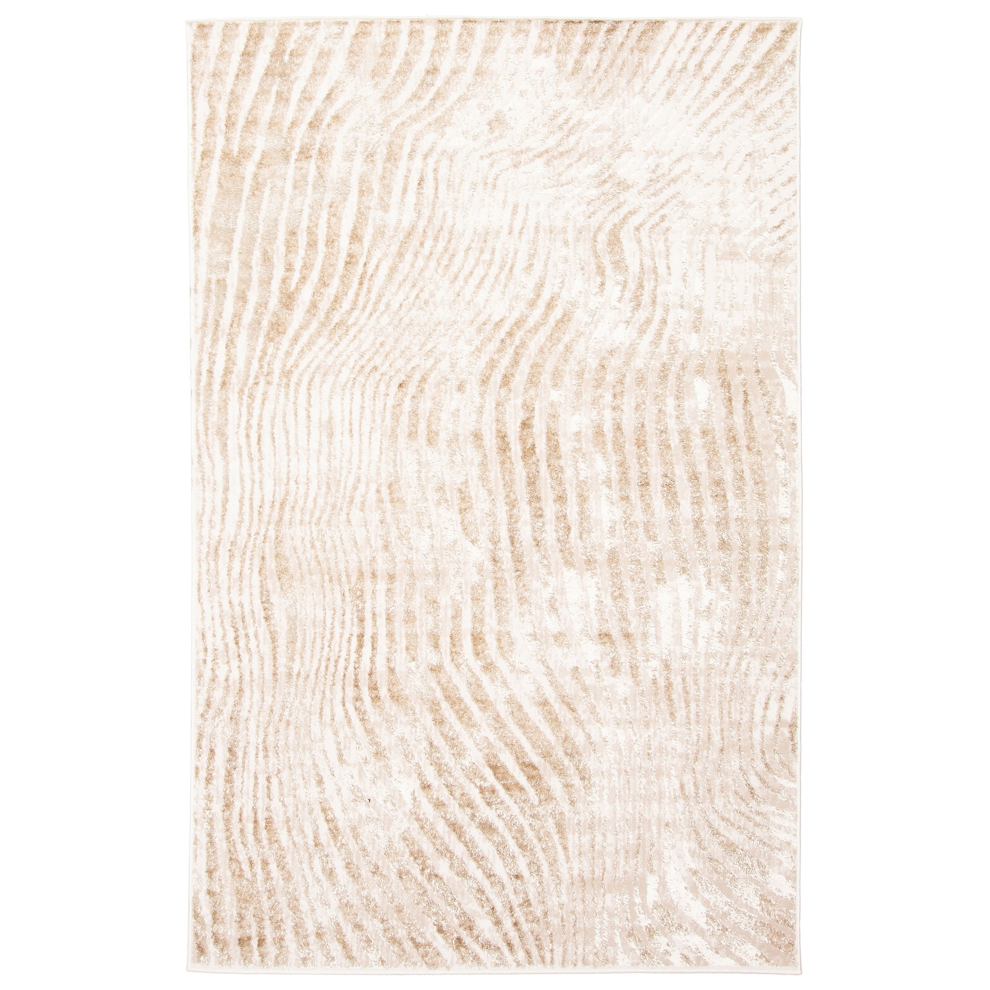 ECARPETGALLERY Machine Woven Kamala Ivory Area Rug