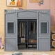 preview thumbnail 1 of 35, House Loft Bed With Ladder and Wardrobe