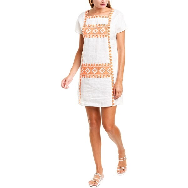 tory burch linen shift dress