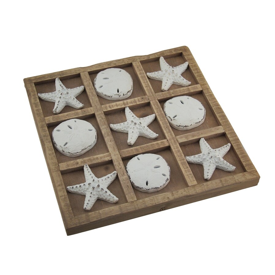 Shop Starfish And Sand Dollar 9 Inch Tic Tac Toe Game Board 0 68
