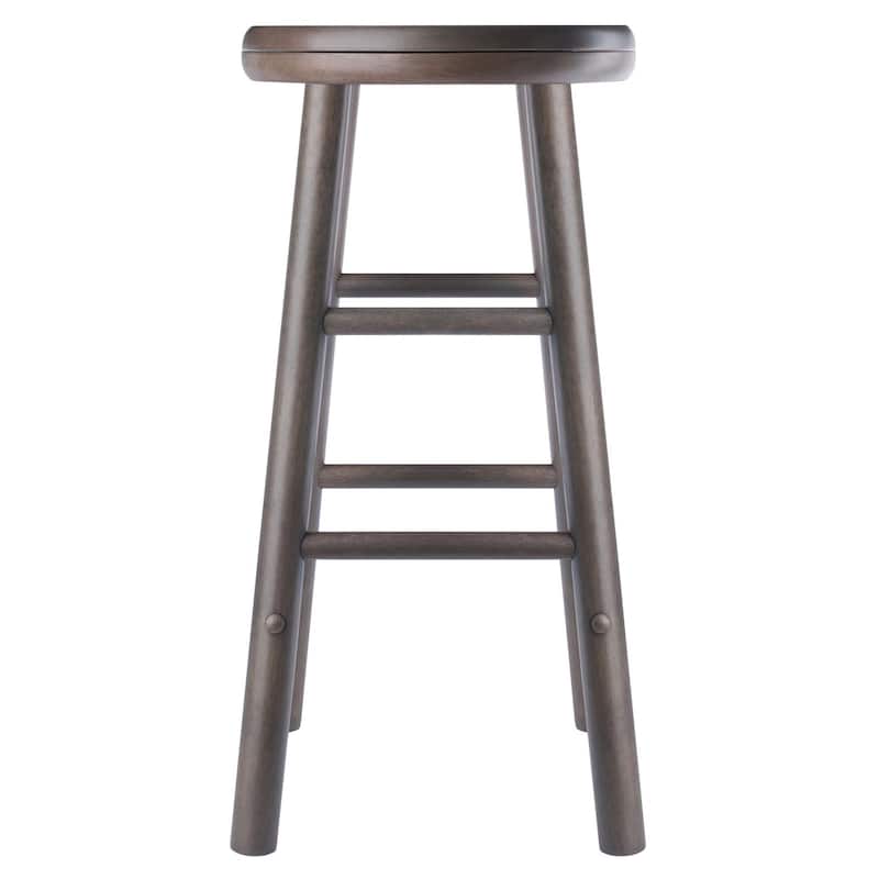 Swivel Seat Counter Stool Set - 25.25" - Oyster Gray - Set of 2