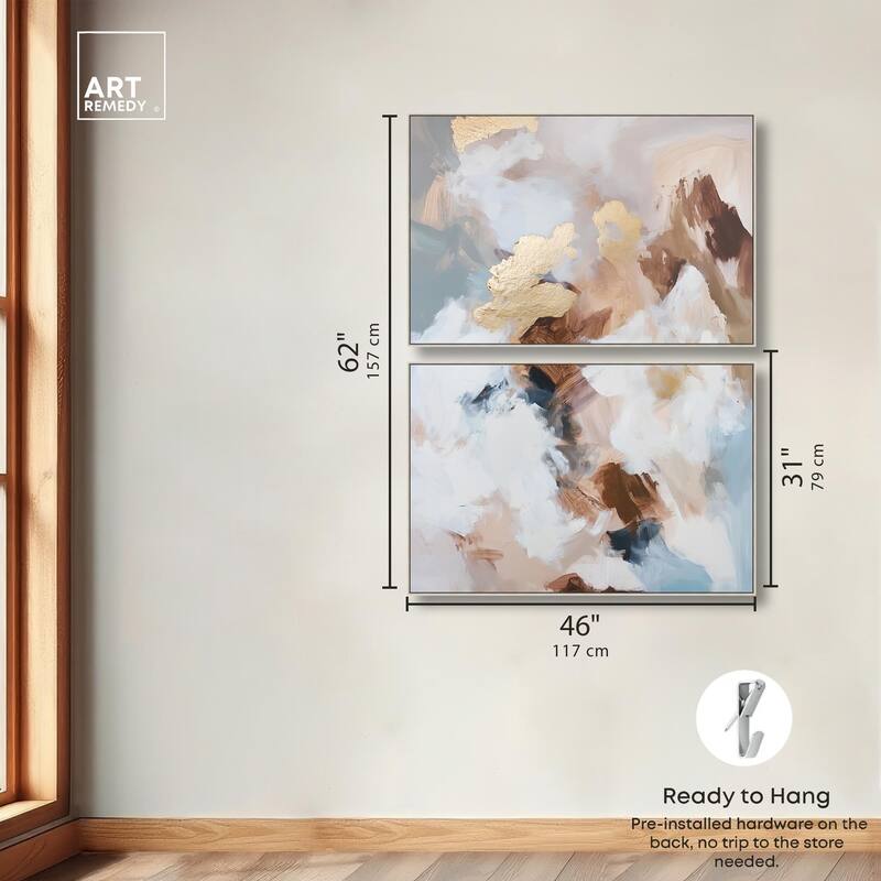 Earth's Palette II Canvas Set of 2 by Art Remedy