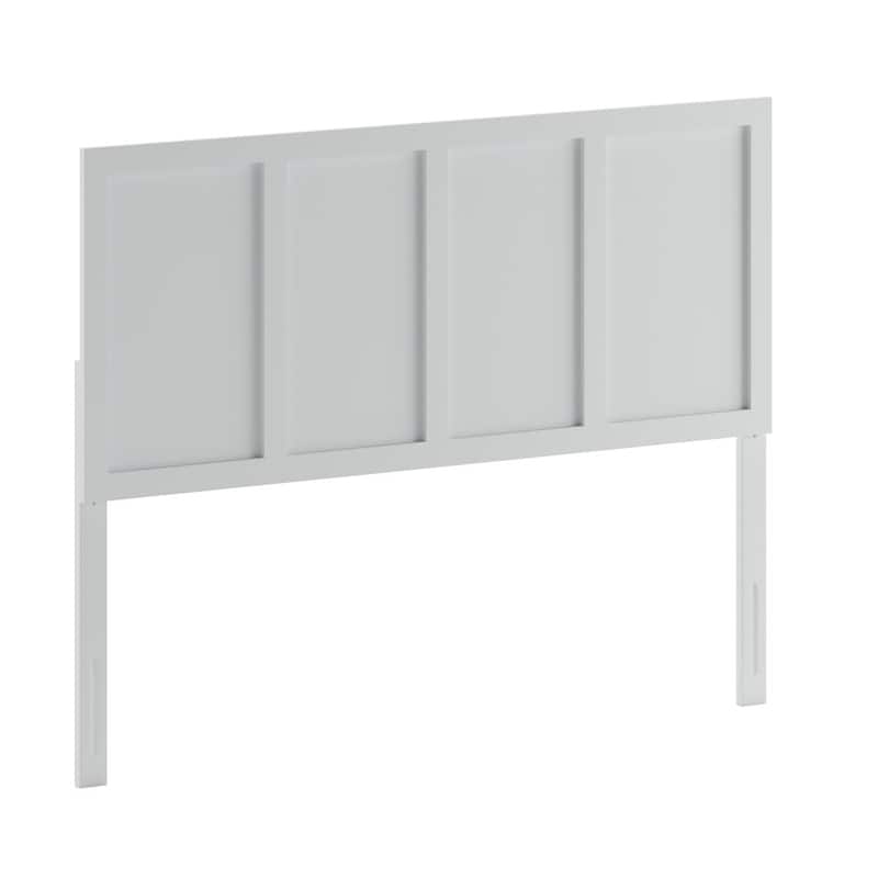 Solid Wood Paneled Headboard Only