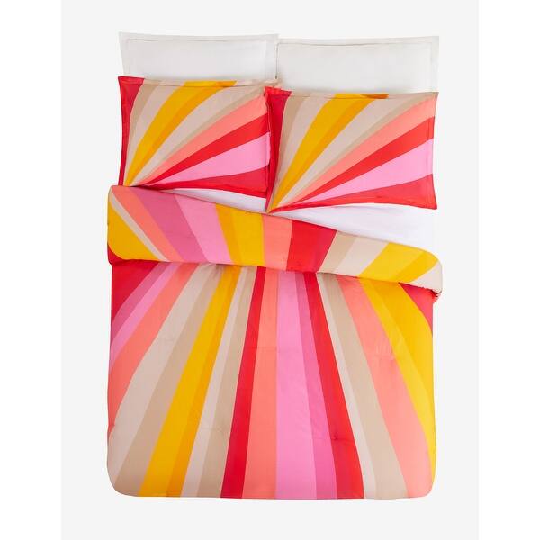 Trina Turk Sunburst Duvet Cover Set, 3 Pieces