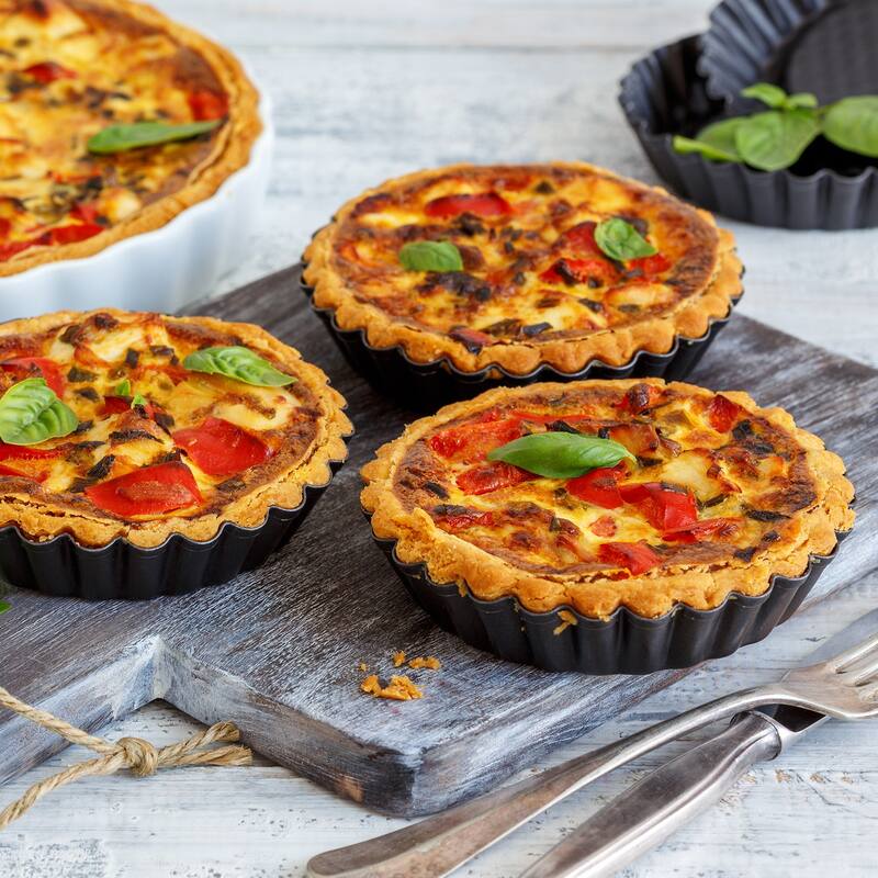 20pcs Cupcake Mold, Stainless Steel Cupcake Cake Pans Polygon Flower - Silver