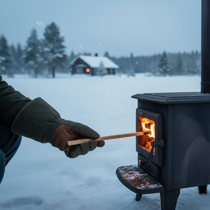 Anmytek Natural Fatwood Fire Starters 40 lb Bulk Box, Resin-Rich Pine Kindling for Fireplace Wood Stove Campfire Grill
