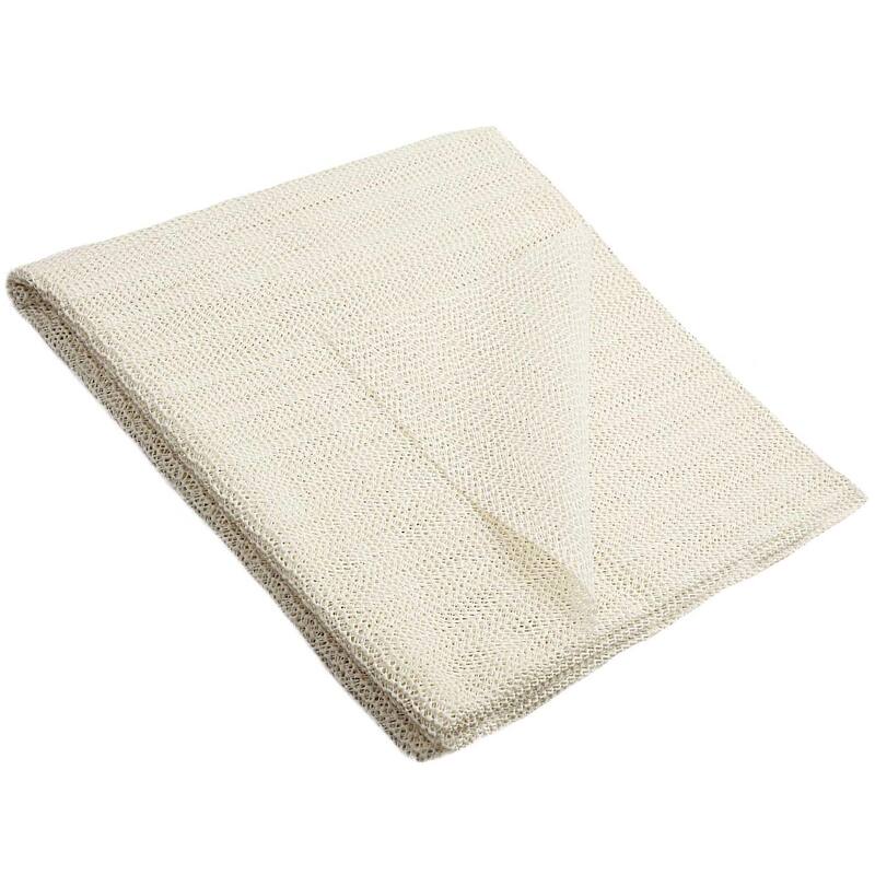 Beige Non-slip Firm Grip Rug Pad - 2' x 2'