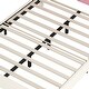 preview thumbnail 34 of 34, Cute Girl Princess Bed with Crown Headboard, PU Upholstered Platform Bed, Wood Panel Bed Low Profile Bed