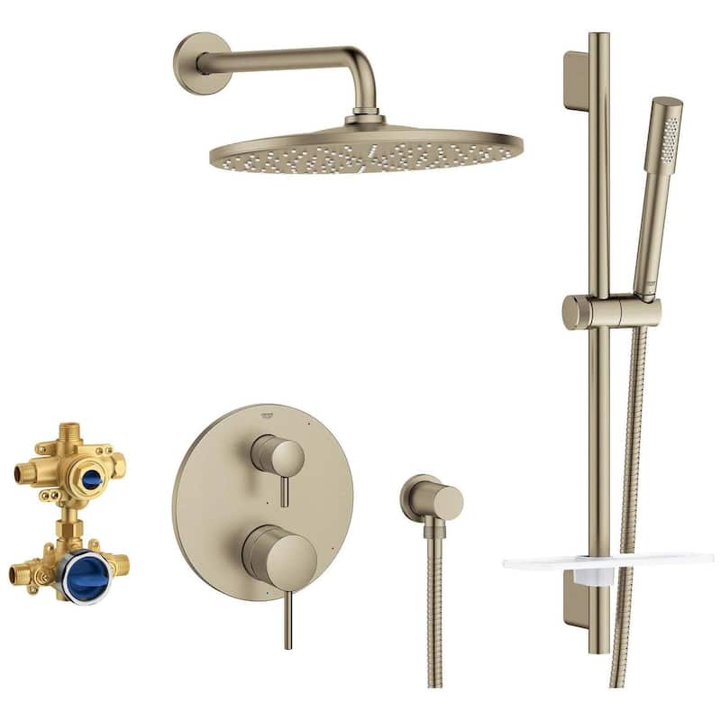 Grohe 29 430 Timeless Pressure Balanced Shower System with Shower - Brushed Nickel