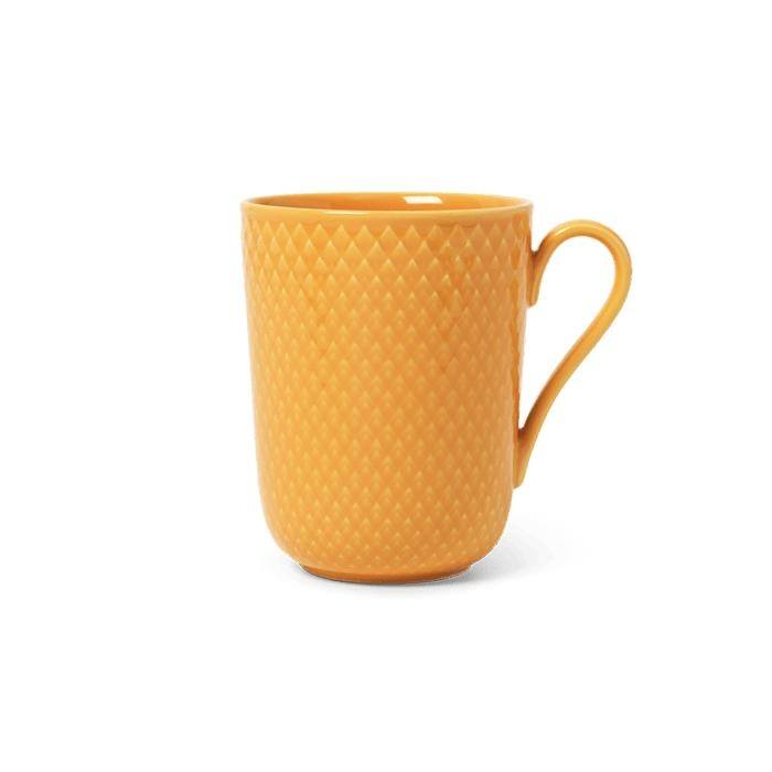 Lyngby Porcelæn Rhombe Color Mug With Handle, V: 11.2 oz - Yellow