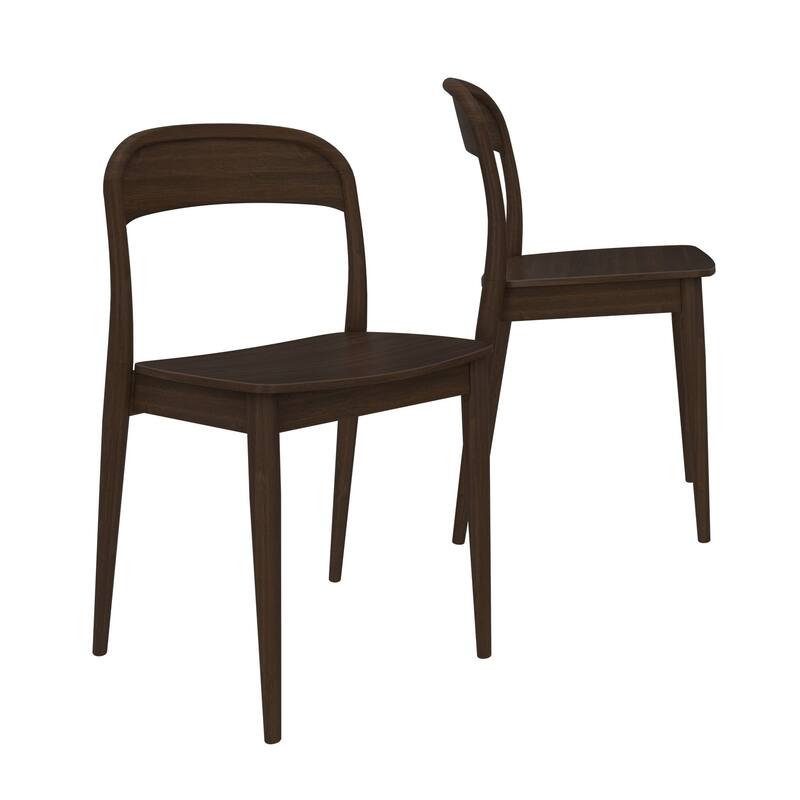 Plank and Beam Loar Mid-Century Modern Solid Wood Dining Chair