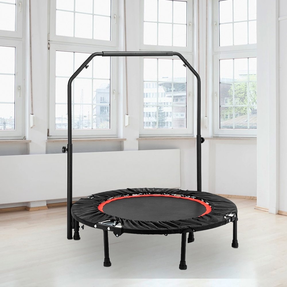 Exercise 40 Inch Trampoline with Handrail