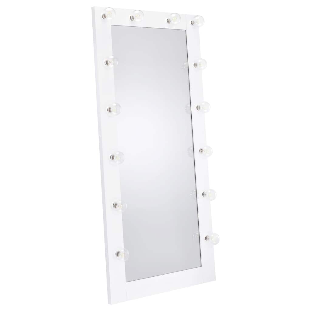 Zayan 32 x 71 Inch Floor Mirror LED Lighting