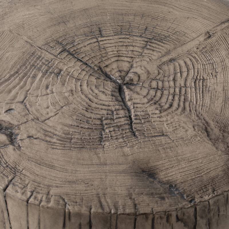 COSIEST Outdoor Antique Accent Stump Stool