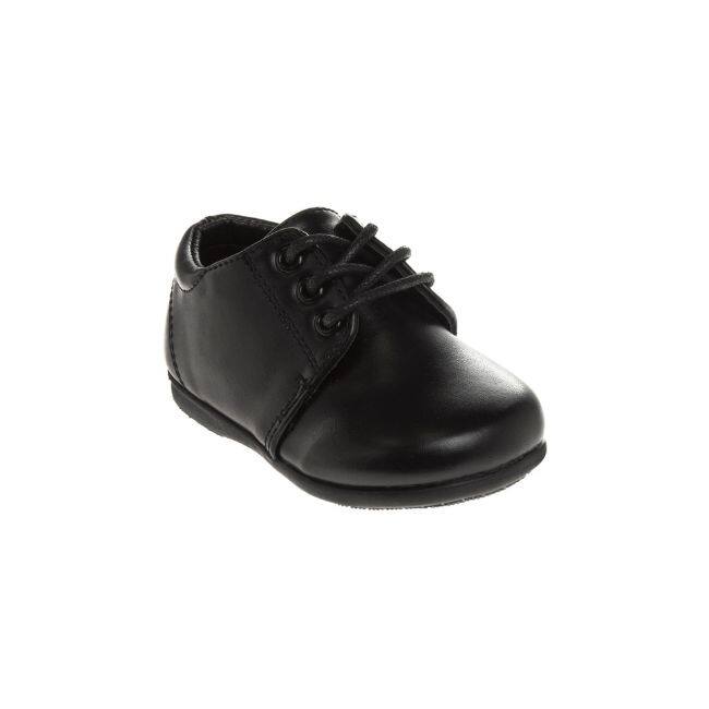 Josmo Shoes Baby Boys Laces Dress Shoes Infant Toddler - Black - 3
